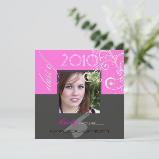 Invitation Diplôme en classe 2010/Casquette/Swirls (Debout devant)