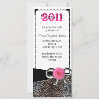 Invitation Diplômé en style