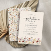 Invitation Diplôme Floral Boho