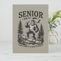 Diplômé Homme 2026 Diplômé Sénior École Bigfoot