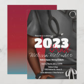 Invitation Diplômé Infirmier Masculin Classe de 2023 Blouse M (Devant / Derrière)