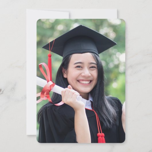 Invitation Diplôme Médicale (Dos)