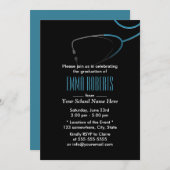 Invitation Diplôme Médicale ou d'une école de soins infirmier (Devant / Derrière)