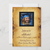 INVITATION DIPLÔME MODÈLE PHOTO SILVER OWL (Dos)