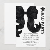 Invitation Diplômé Moderne Élégant (Devant / Derrière)