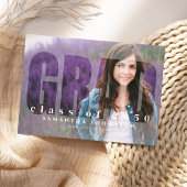 Invitation Diplôme Moderne Simple Typographie Grad Deux photo