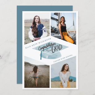 Invitation Diplôme - Notre Diplôme avec Casquette