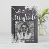 Invitation Diplôme photo (Debout devant)