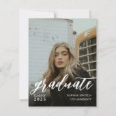 Invitation Diplôme photo complète personnalisé (Devant)