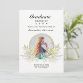 Invitation Diplôme photo personnalisé (Debout devant)