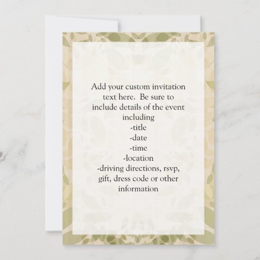 Invitation Diplômé sage mignon de hibou (Dos)