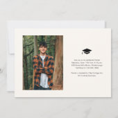 Invitation Diplôme simple 2 photos (Dos)