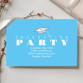 Invitation Diplômé Simple Moderne Classe Stylish de 2024