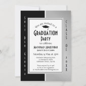 Invitation DIPLÔME Soli Deo Gloria Black Silver Grey (Devant)