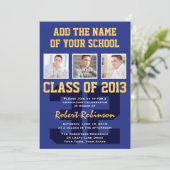 Invitation Diplôme sportif d'athlète du lycée Blue Gold (Debout devant)