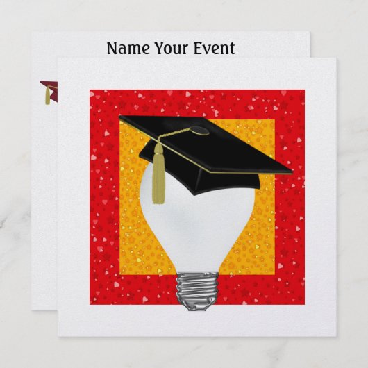 Invitation Diplôme - SRF (Devant / Derrière)