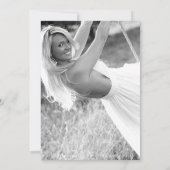 Invitation Diplôme Tour Eiffel Paris Fleur Vintage Rose (Dos)