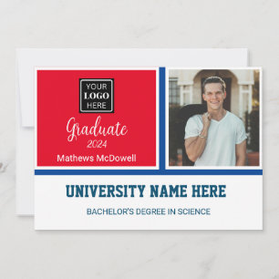 Invitation Diplôme universitaire de sport garçon