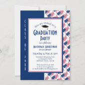 Invitation DIPLÔME USA Amérique patriotique (Devant)