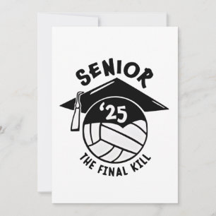 Invitation Diplômé Volleyball Senior 2025