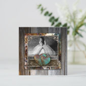 Invitation Diplômée Quinceanera Sweet 16 Ferme Maison de Maît (Debout devant)