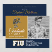 Invitation Diplômés des Panthers de FIU (Devant / Derrière)