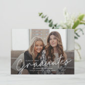 Invitation Diplômés multiples de script (Debout devant)