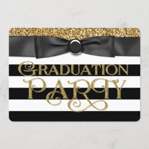 Invitation Diplômés Promotion 2015 Paillettes Dorées