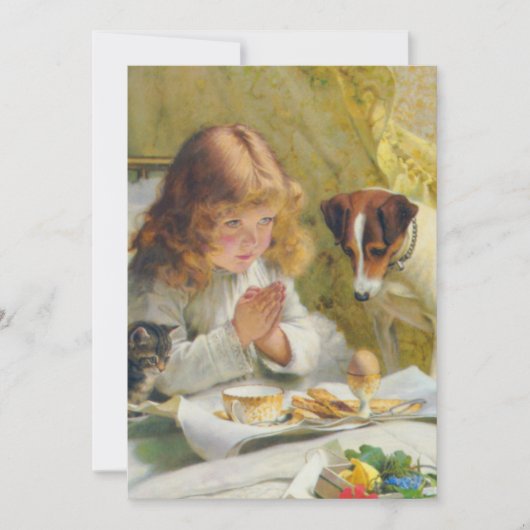 Invitation Dire Nos Prières Suspendre Charles Burton Barber (Devant)