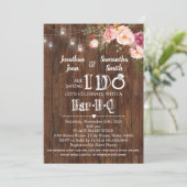 Invitation Dire que je fais du barbecue stock du bar wedding  (Debout devant)