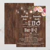 Invitation Dire que je fais du barbecue stock du bar wedding  (Devant / Derrière)