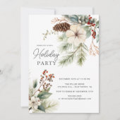 Invitation Direction de la vigne botanique d'hiver Fête des f (Devant)