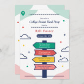 Invitation directionnelle à bord du collège Signpo (Devant / Derrière)