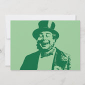 Invitation d'Irlandais de partie du jour de (Dos)