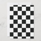 Invitation Dirt Bike Deux Fast Green Blue Anniversaire (Dos)