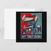 Invitation Dirt Track Racing Dirt Track Racing Sprint Car Vin (Devant / Derrière)