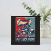 Invitation Dirt Track Racing Dirt Track Racing Sprint Car Vin (Debout devant)