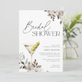 Invitation Dirty Martini Cocktail Fête des mariées (Debout devant)