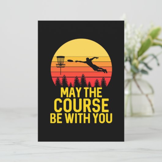 Invitation Disc Golf avec vous (Debout devant)