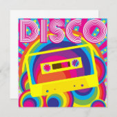 Invitation Disco (Devant / Derrière)