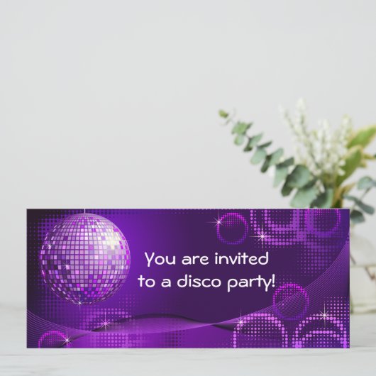 Invitation Disco (Debout devant)