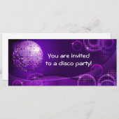 Invitation Disco (Devant / Derrière)