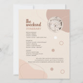 Invitation Disco Bachelorette Week-End Party (Dos)