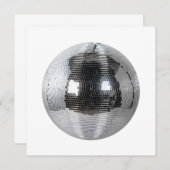Invitation disco ball (Devant / Derrière)