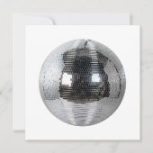 Invitation disco ball (Devant)