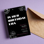 Invitation Disco Ball Dans Son Affiche de bienvenue D'Anniver<br><div class="desc">Entrez dans le groove avec notre Disco Ball In Her Birthday Era Invitation. Ce panneau éblouissant est une célébration de l'ambiance disco, parfait pour conduire les invités dans n'importe quel panier d'anniversaire avec une touche d'esprit rapide. Avec son design à la mode À l'époque, il est parfait pour une fête...</div>