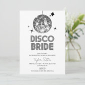 Invitation Disco Ball Disco Bride Bachelorette Week-end (Debout devant)