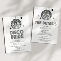 Disco Ball Disco Bride Bachelorette Week-end