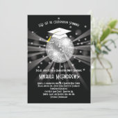 Invitation Disco Ball Graduation Party (Debout devant)