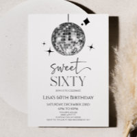 Disco Ball Sweet Soixante 60e fête d'anniversaire